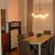 Dining room with comfortable loom chairs 