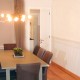 Dining room with comfortable loom chairs